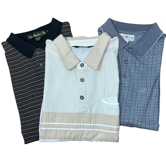 VINTAGE Men's Golf Polos, Knights Bridge/Penguin/Knights of the Round Table, XL - Picture 1 of 16